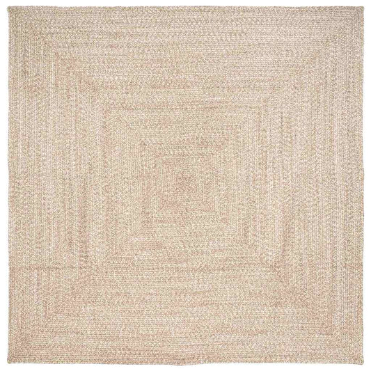 Területszőnyegek Természetes és Fehér 300 x 300 cm Juta