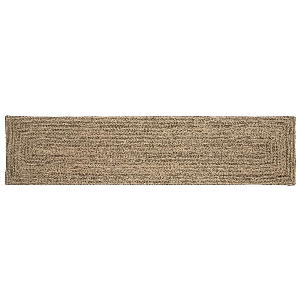 Területszőnyegek Természetes és Fekete 60 x 200 cm Juta