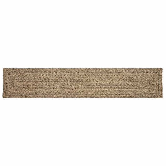 Területszőnyegek Természetes és Fekete 60 x 400 cm Juta