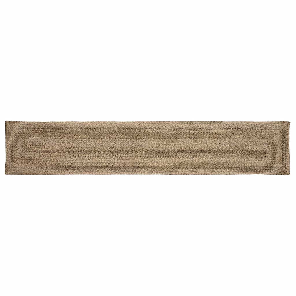 Területszőnyegek Természetes és Fekete 60 x 400 cm Juta