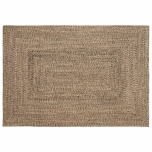 Területszőnyegek Természetes és Fekete 120 x 170 cm Juta