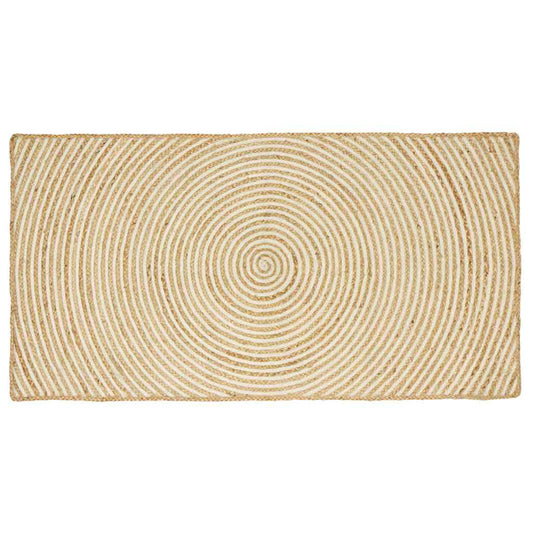Területszőnyegek Fehér 80 x 150 cm Juta