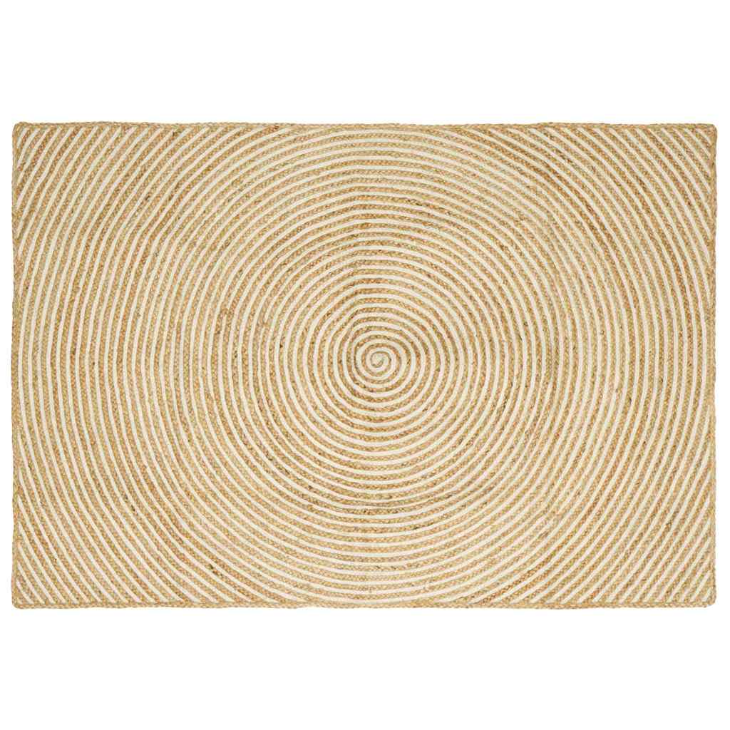 Területszőnyegek Fehér 140 x 200 cm Juta
