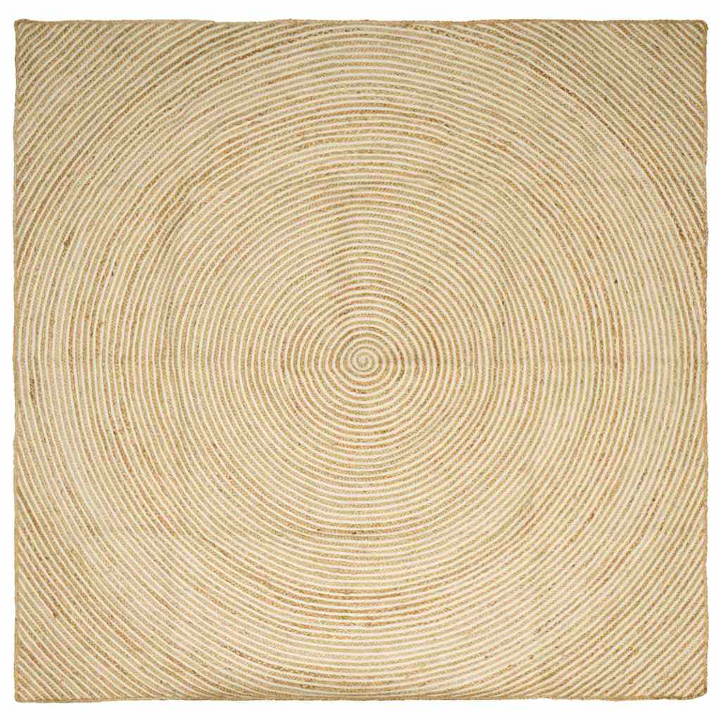 Területszőnyegek Fehér 200 x 200 cm Juta