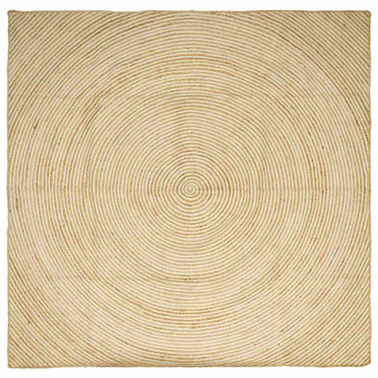 Területszőnyegek Fehér 240 x 240 cm Juta