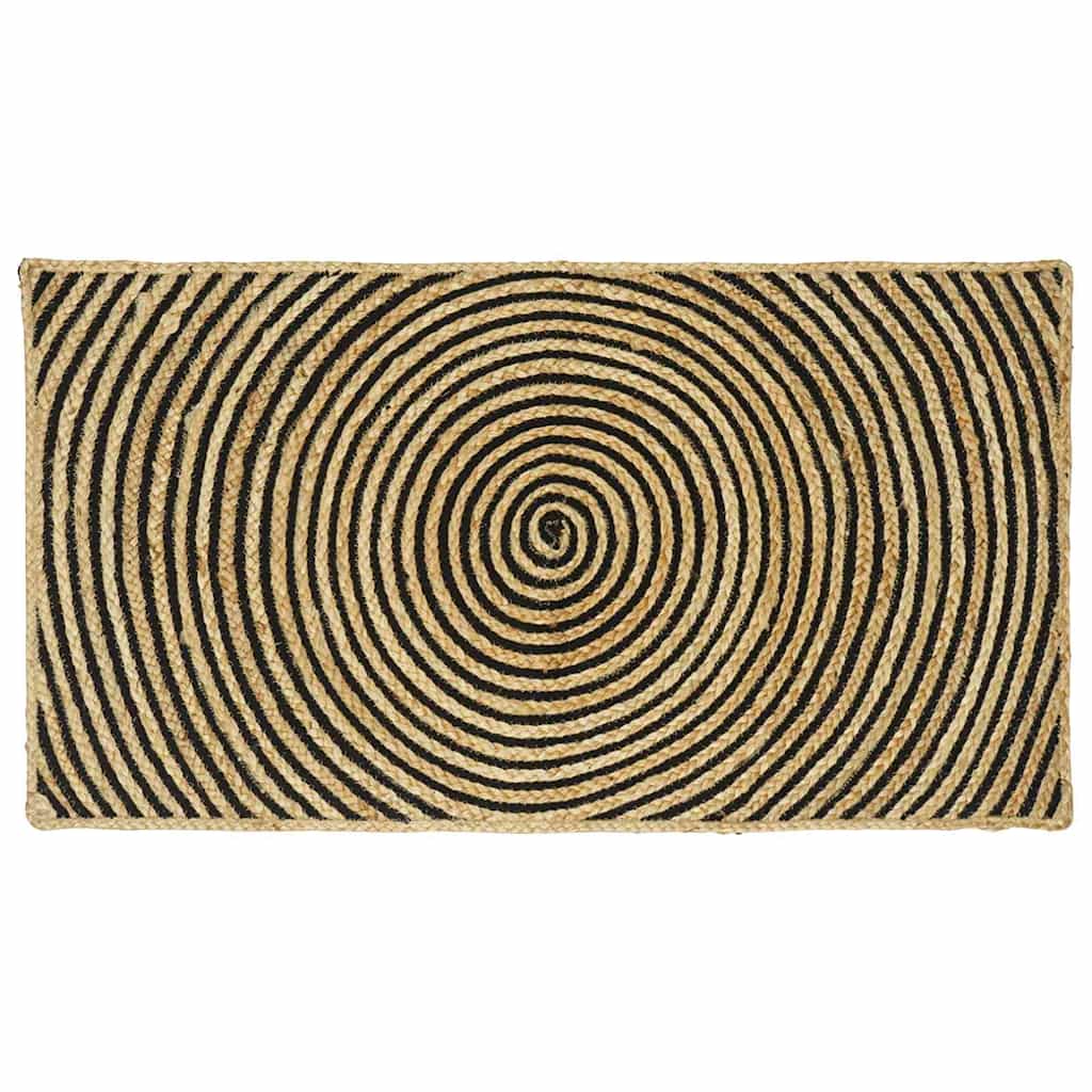 Területszőnyegek Fekete 60 x 110 cm Juta