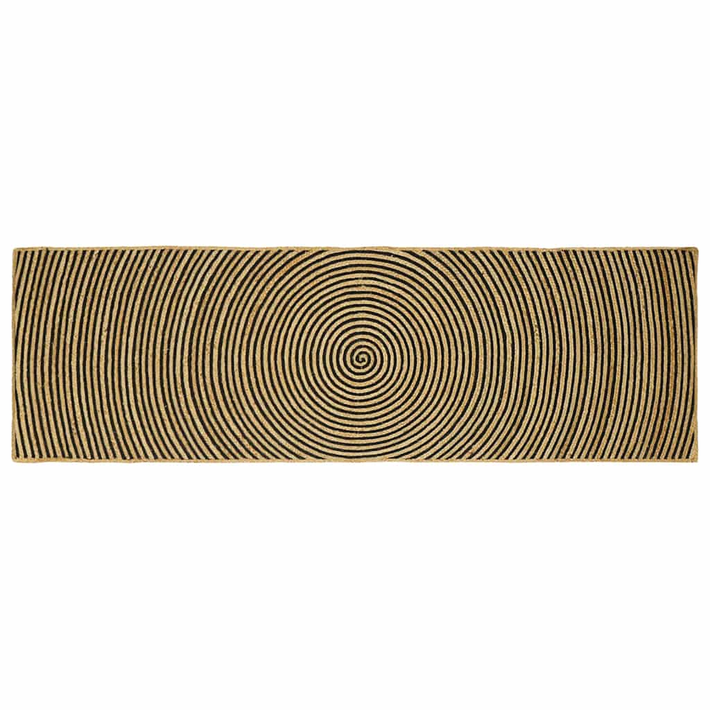 Területszőnyegek Fekete 80 x 250 cm Juta