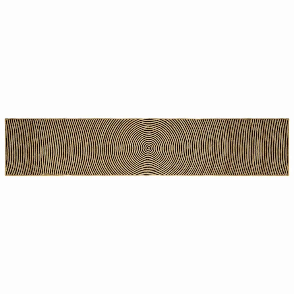 Területszőnyegek Fekete 80 x 400 cm Juta