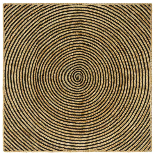 Területszőnyegek Fekete 120 x 120 cm Juta