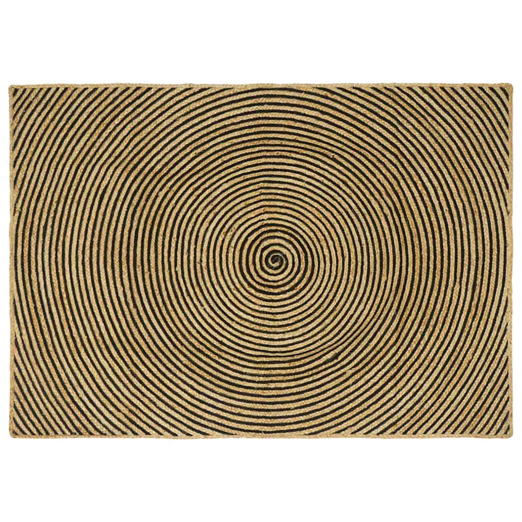 Területszőnyegek Fekete 140 x 200 cm Juta