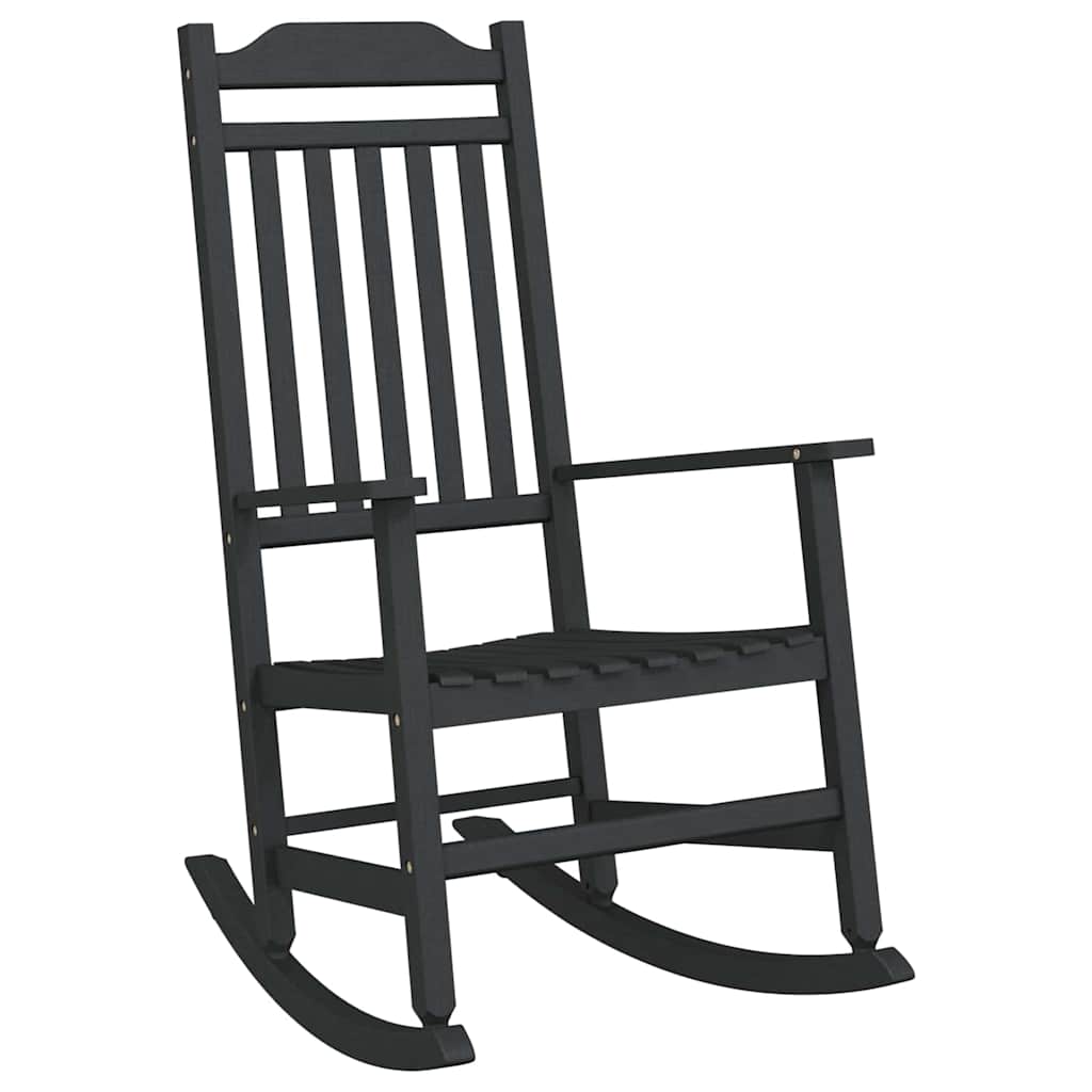 Hintaszék Fekete 84 x 65 x 114 cm Gyanta
