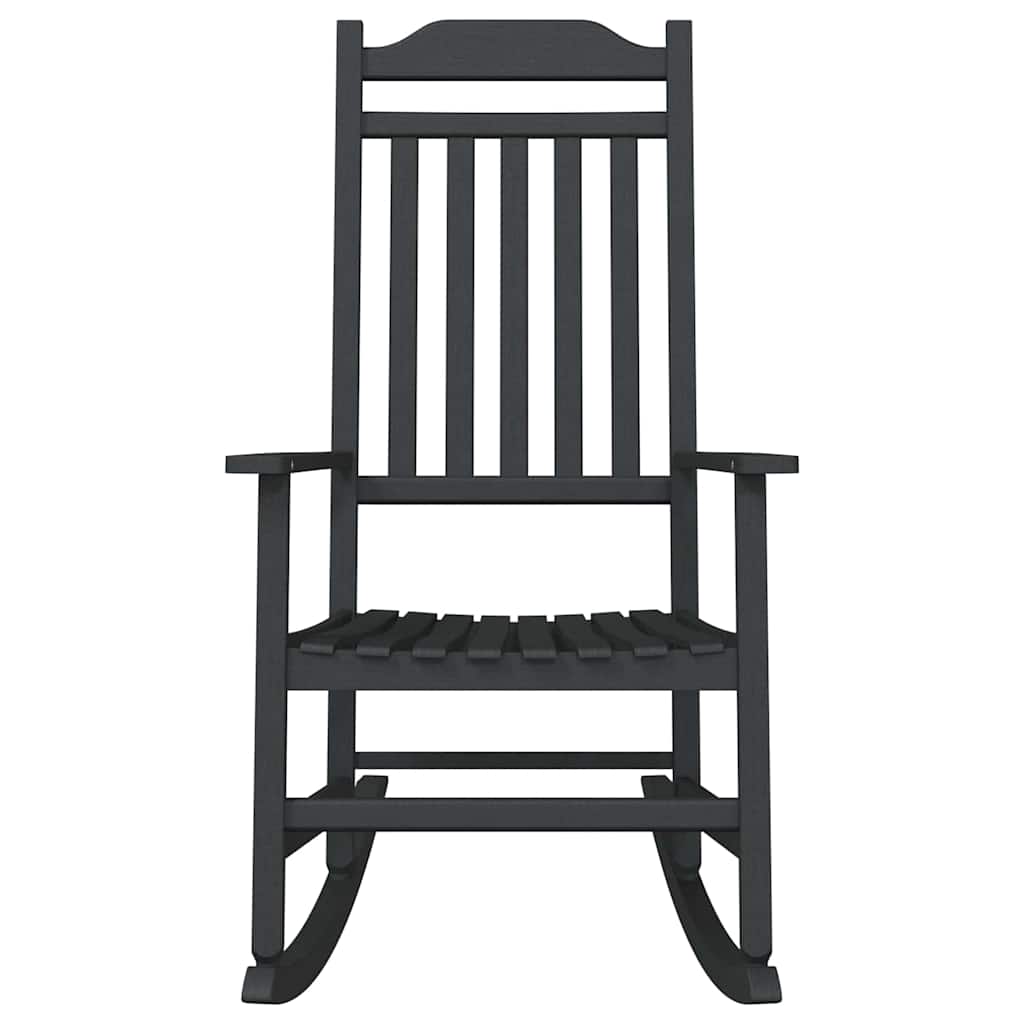 Hintaszék Fekete 84 x 65 x 114 cm Gyanta