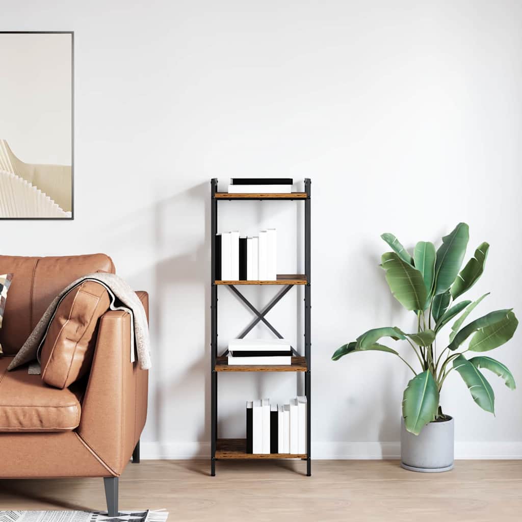 Könyvespolc 40 x 30 x 119 cm Szerelt Fa Régi fa