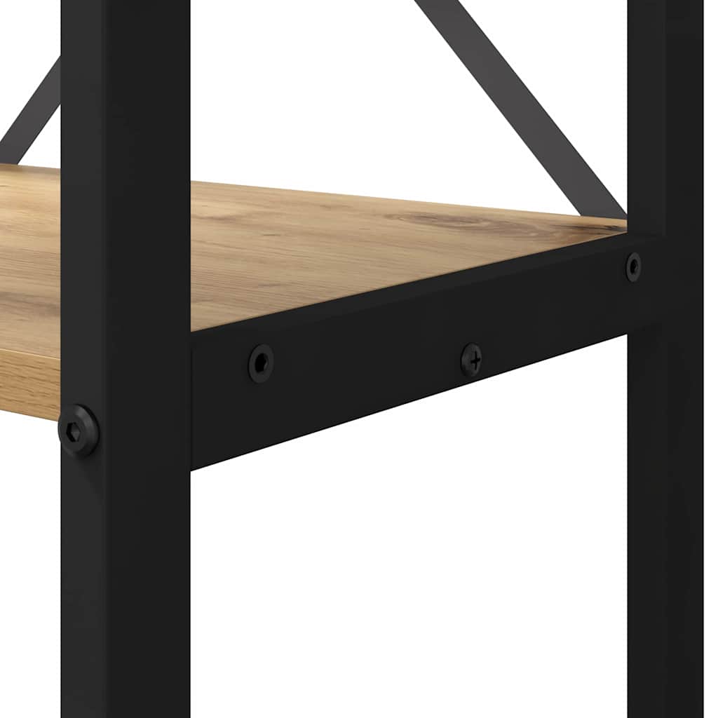 Könyvespolc 40 x 30 x 119 cm Szerelt Fa Artisan tölgy