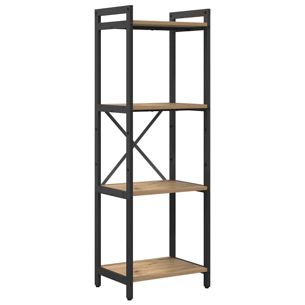 Könyvespolc 40 x 30 x 119 cm Szerelt Fa Artisan tölgy