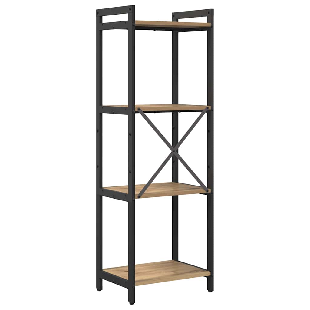 Könyvespolc 40 x 30 x 119 cm Szerelt Fa Artisan tölgy