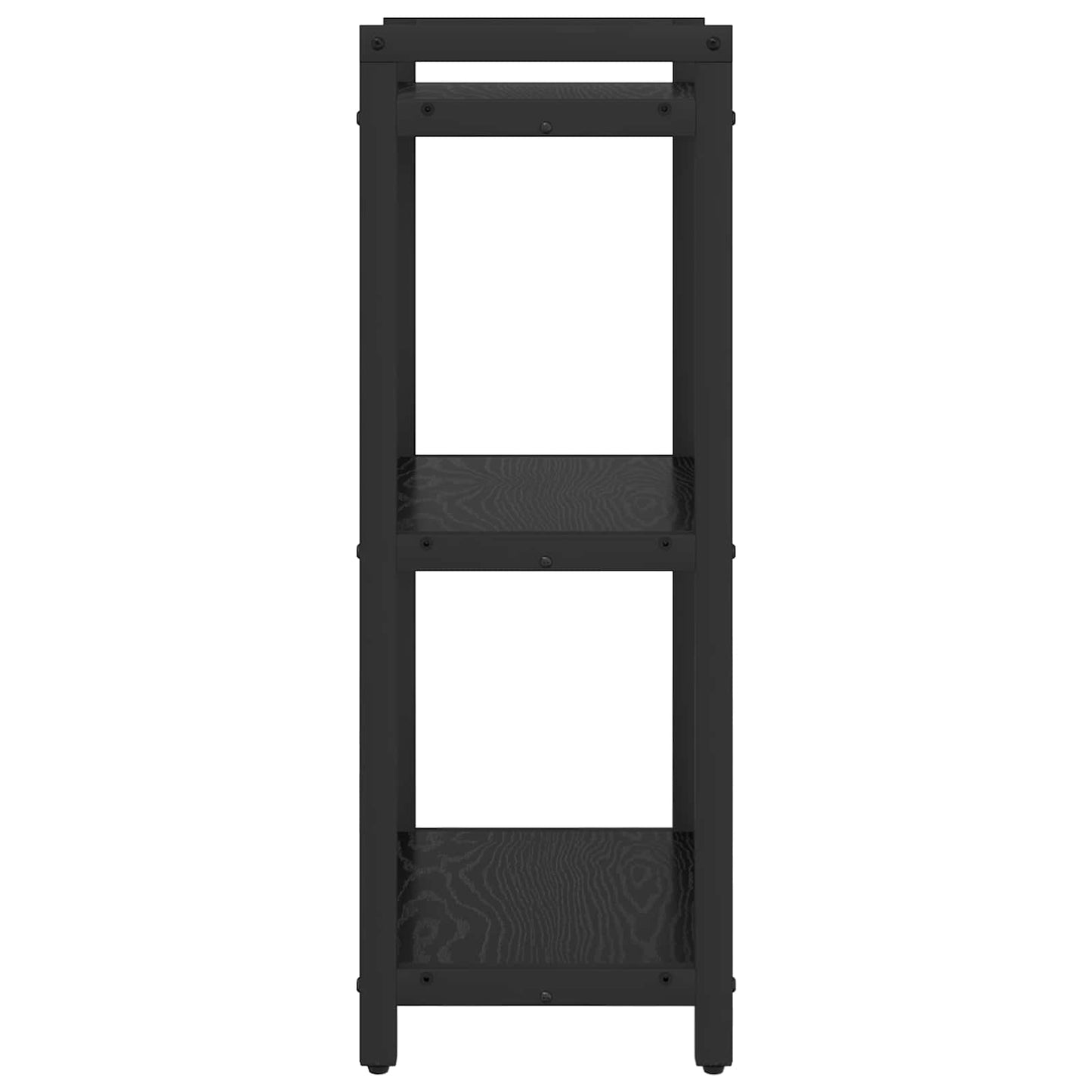Könyvespolc 40 x 30 x 85 cm Szerelt Fa Fekete tölgy