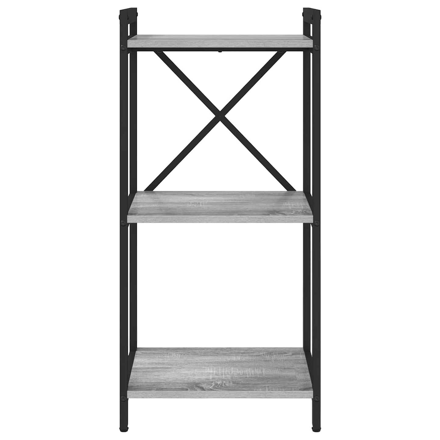 Könyvespolc 40 x 30 x 85 cm Szerelt Fa Szürke sonoma