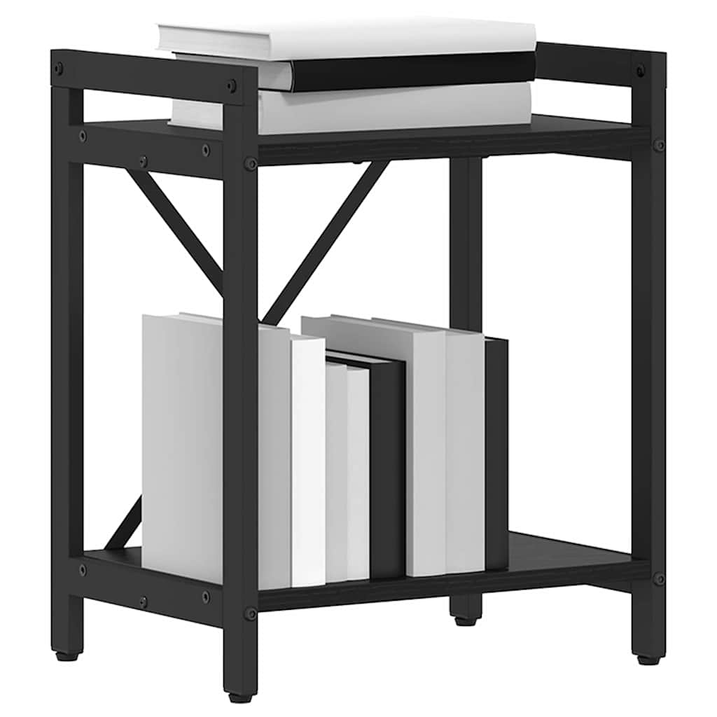 Könyvespolc 40 x 30 x 50 cm Szerelt Fa Fekete tölgy