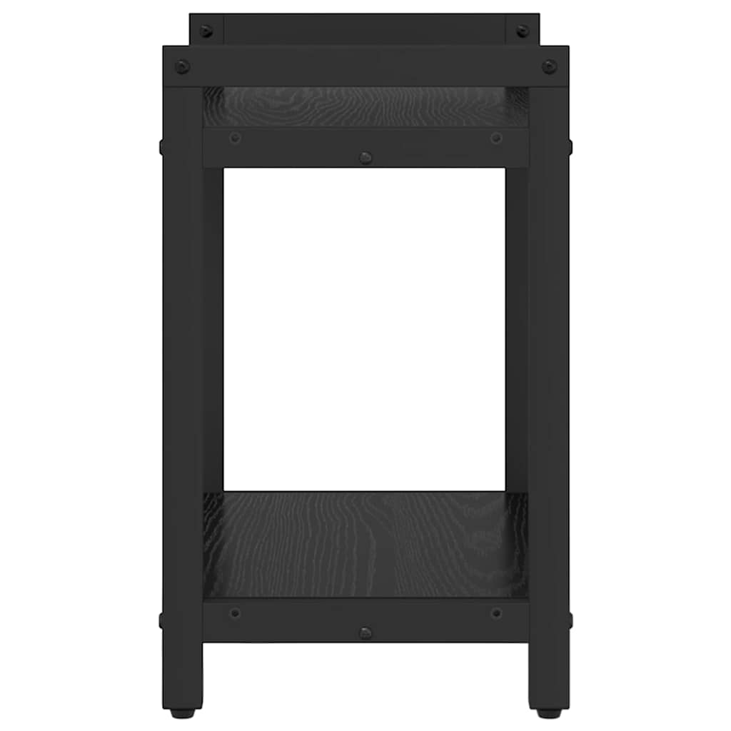 Könyvespolc 40 x 30 x 50 cm Szerelt Fa Fekete tölgy
