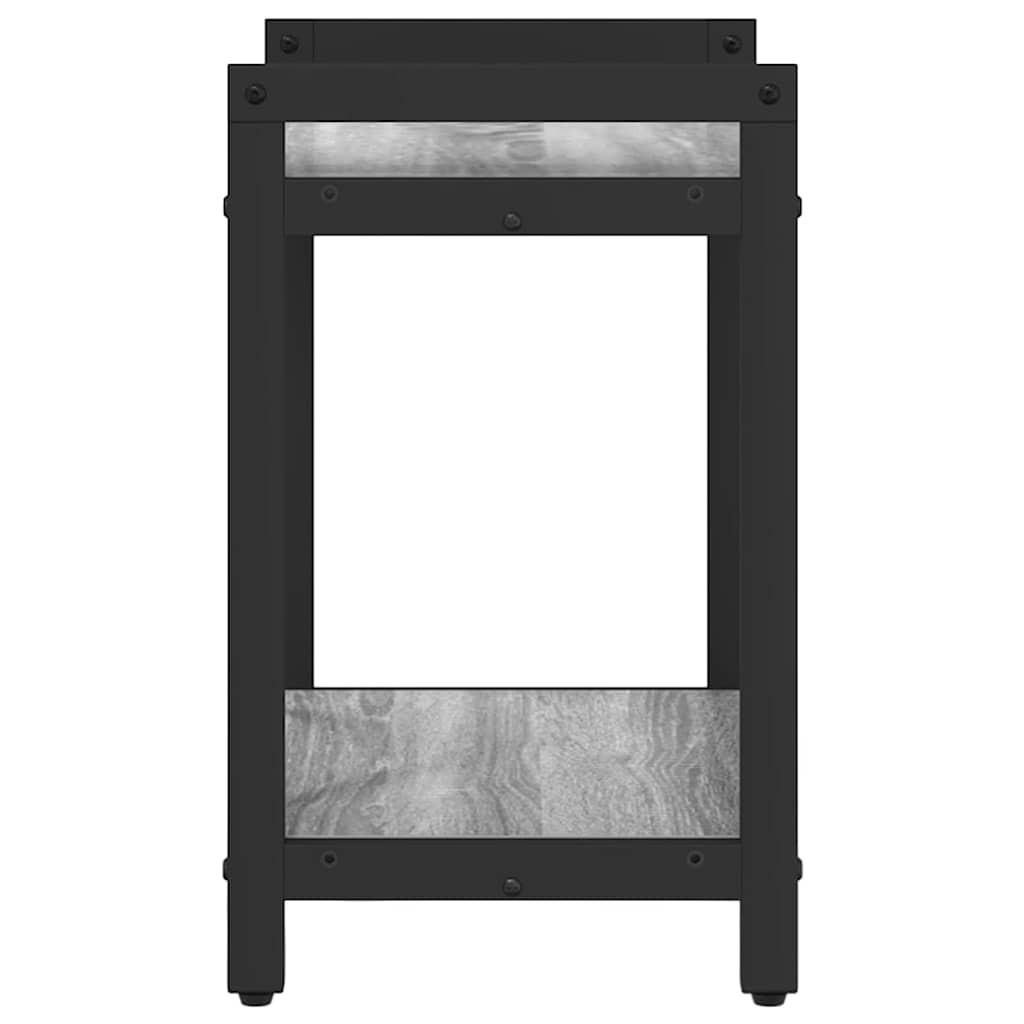 Könyvespolc 40 x 30 x 50 cm Szerelt Fa Szürke sonoma