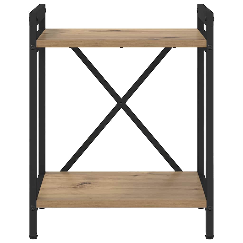 Könyvespolc 40 x 30 x 50 cm Szerelt Fa Artisan tölgy
