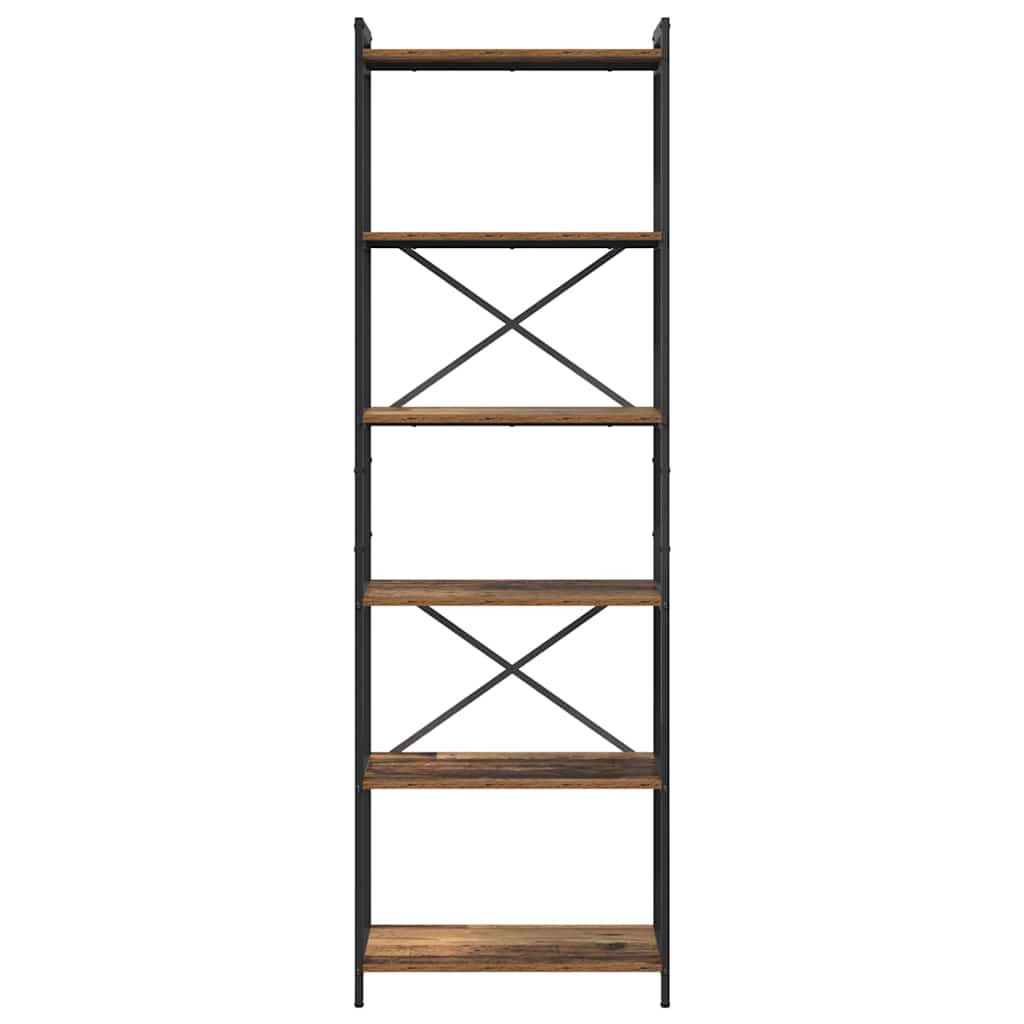Könyvespolc 60 x 30 x 189,5 cm Szerelt Fa Régi fa