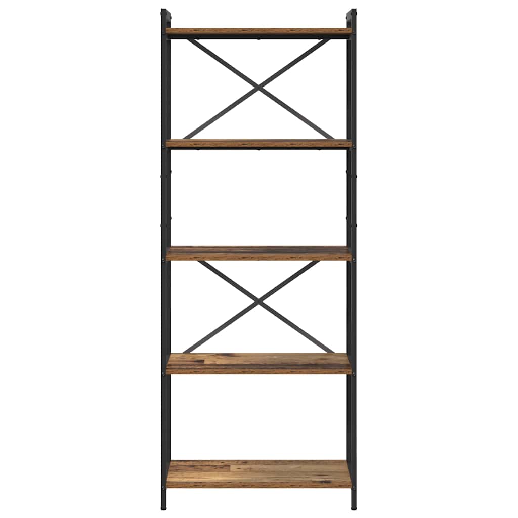 Könyvespolc 60 x 30 x 155 cm Szerelt Fa Régi fa