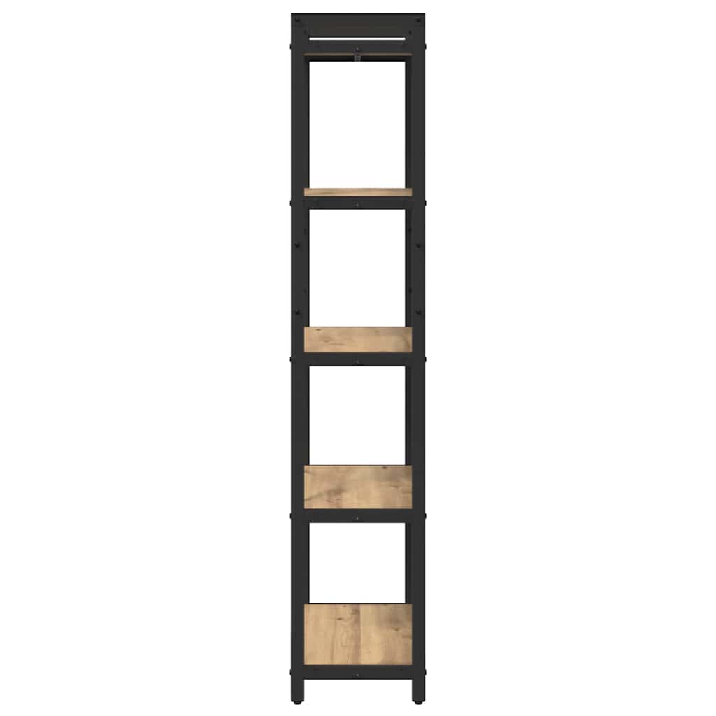 Könyvespolc 60 x 30 x 155 cm Szerelt Fa Artisan tölgy