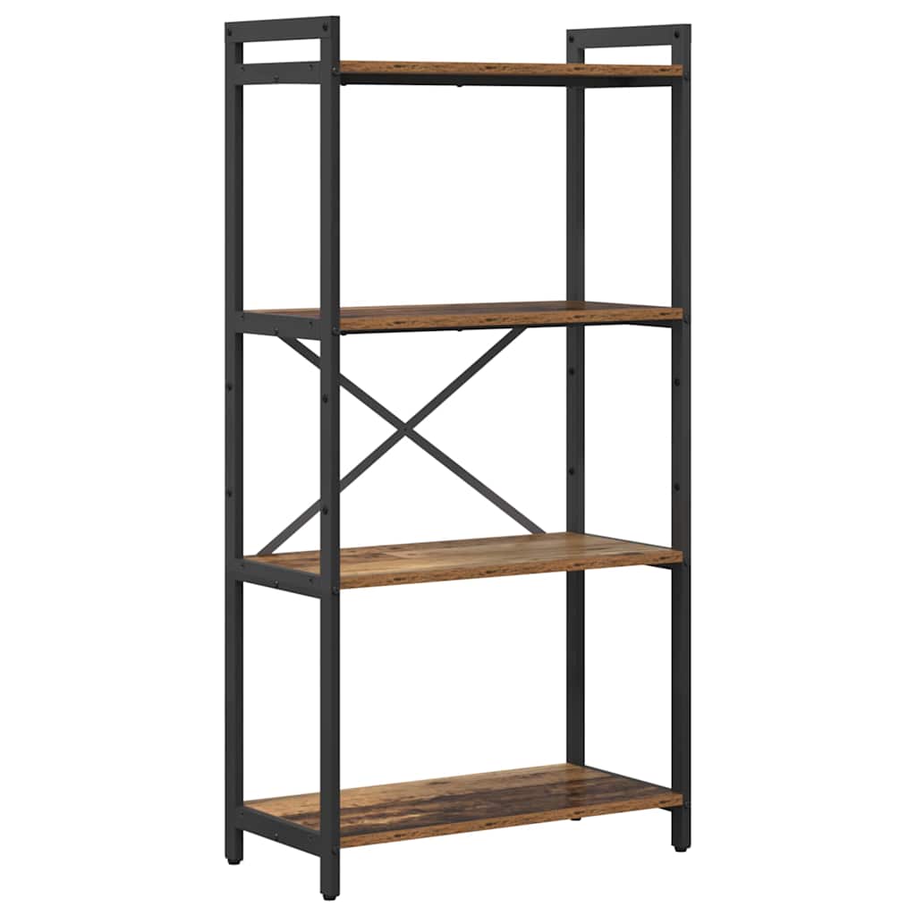 Könyvespolc 60 x 30 x 120 cm Szerelt Fa Régi fa