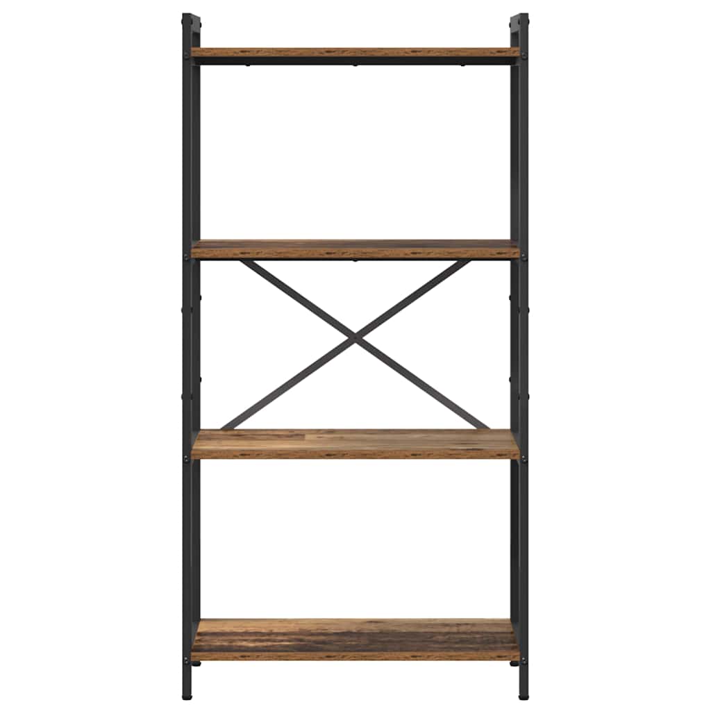 Könyvespolc 60 x 30 x 120 cm Szerelt Fa Régi fa