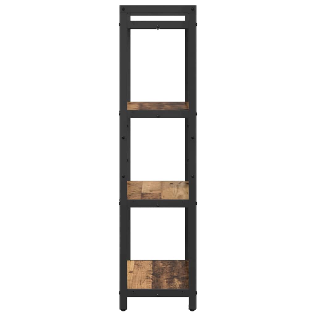 Könyvespolc 60 x 30 x 120 cm Szerelt Fa Régi fa