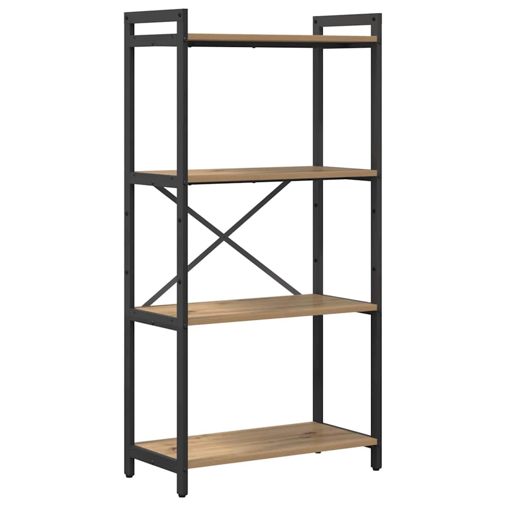 Könyvespolc 60 x 30 x 120 cm Szerelt Fa Artisan tölgy