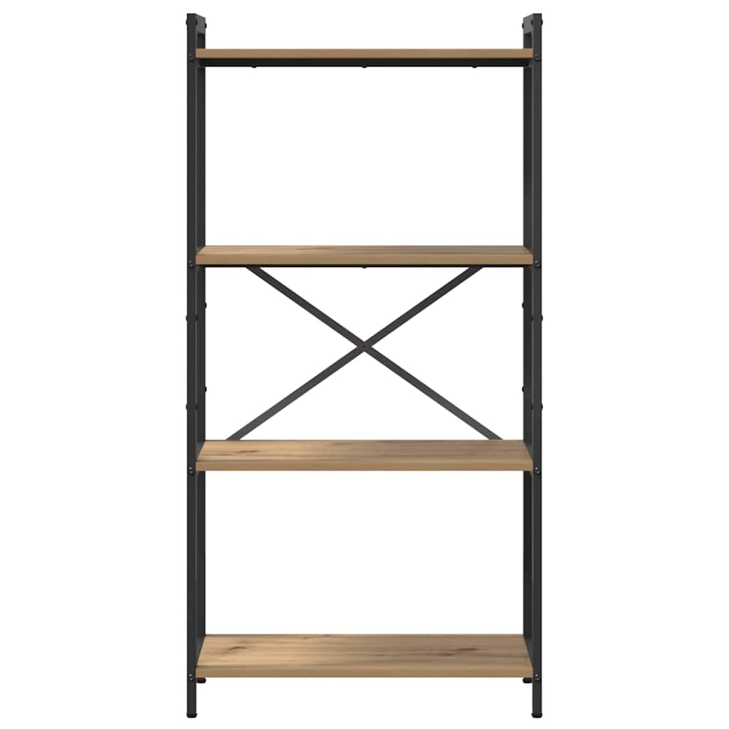 Könyvespolc 60 x 30 x 120 cm Szerelt Fa Artisan tölgy