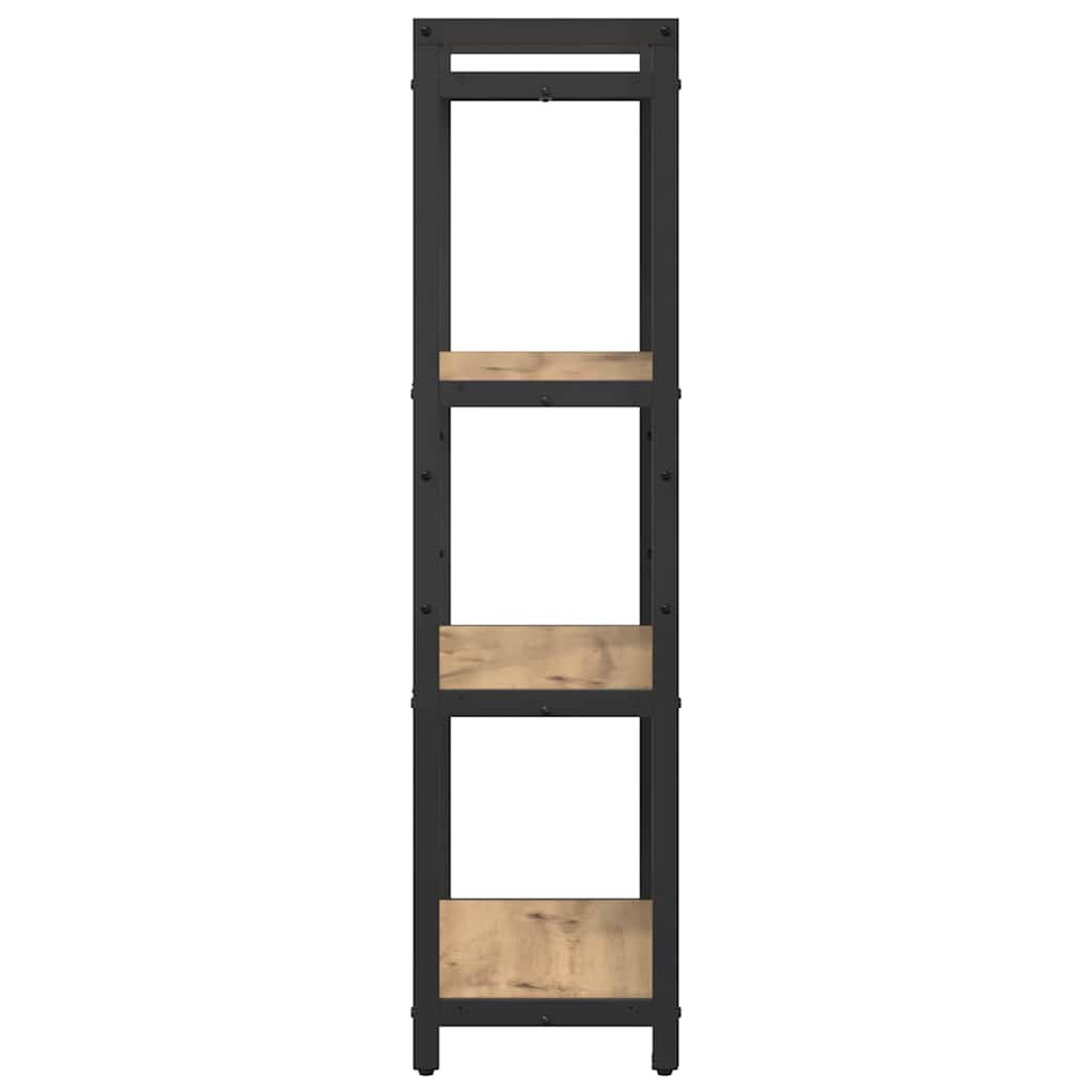 Könyvespolc 60 x 30 x 120 cm Szerelt Fa Artisan tölgy