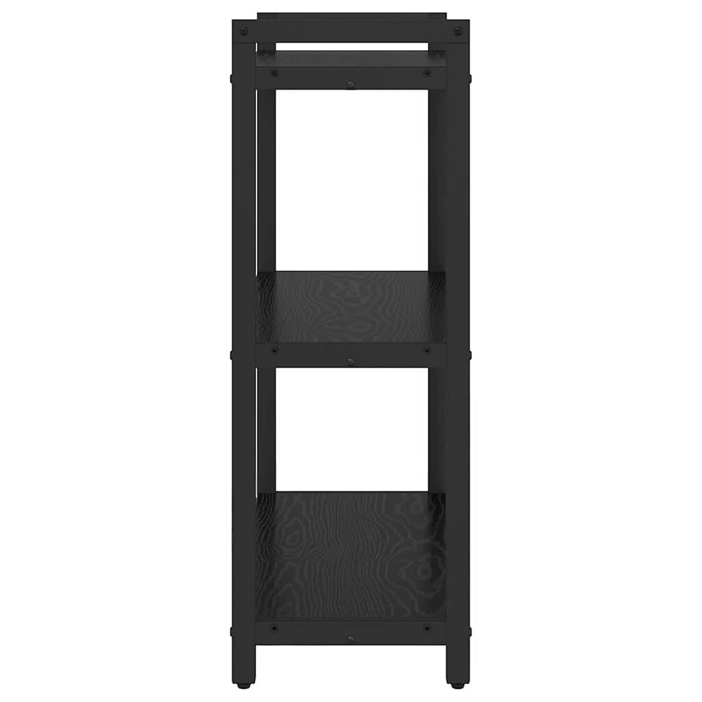 Könyvespolc 60 x 30 x 85 cm Szerelt Fa Fekete tölgy