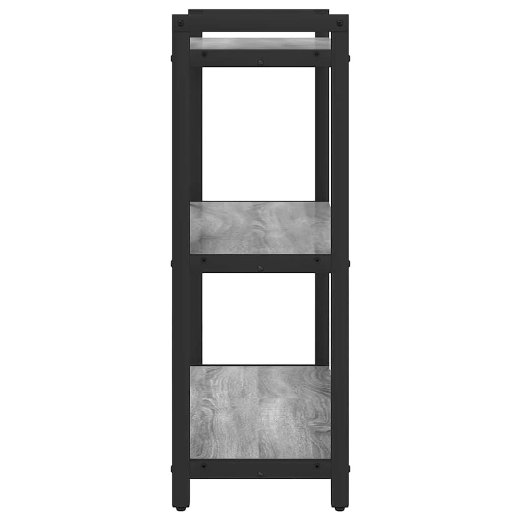 Könyvespolc 60 x 30 x 85 cm Szerelt Fa Szürke sonoma
