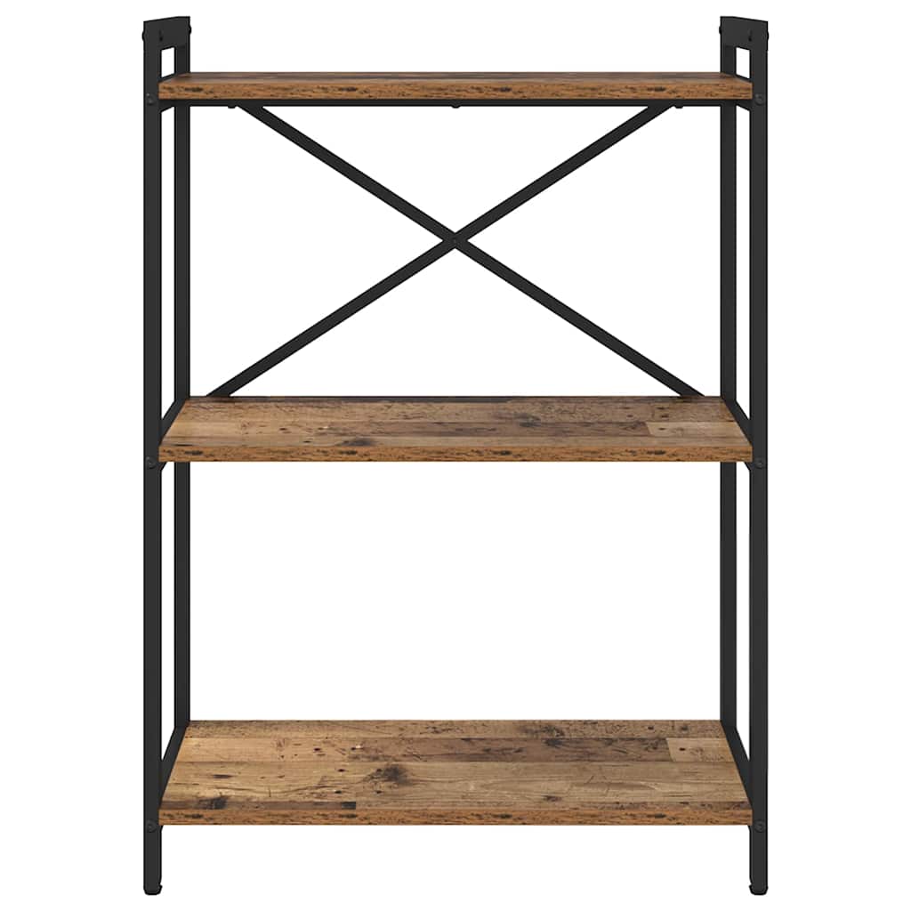 Könyvespolc 60 x 30 x 85 cm Szerelt Fa Régi fa
