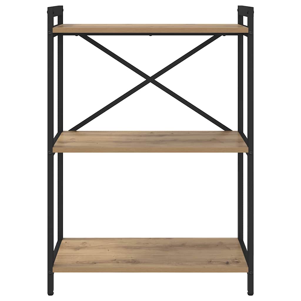 Könyvespolc 60 x 30 x 85 cm Szerelt Fa Artisan tölgy