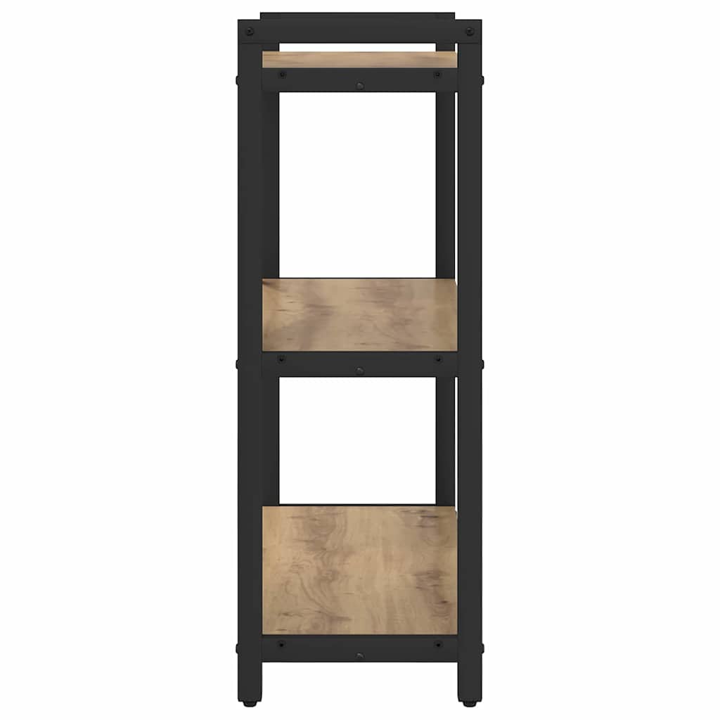 Könyvespolc 60 x 30 x 85 cm Szerelt Fa Artisan tölgy
