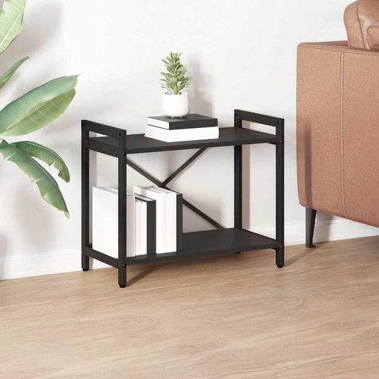 Könyvespolc Fekete tölgy 60 x 30 x 50 cm Faanyag