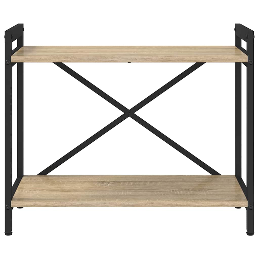 Könyvespolc 60 x 30 x 50 cm Szerelt Fa Sonoma tölgy
