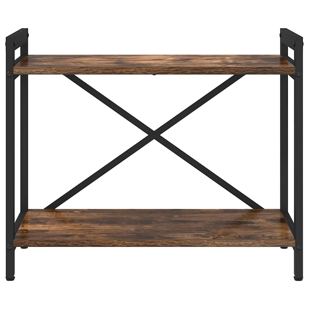 Könyvespolc 60 x 30 x 50 cm Szerelt Fa Füstölt tölgy