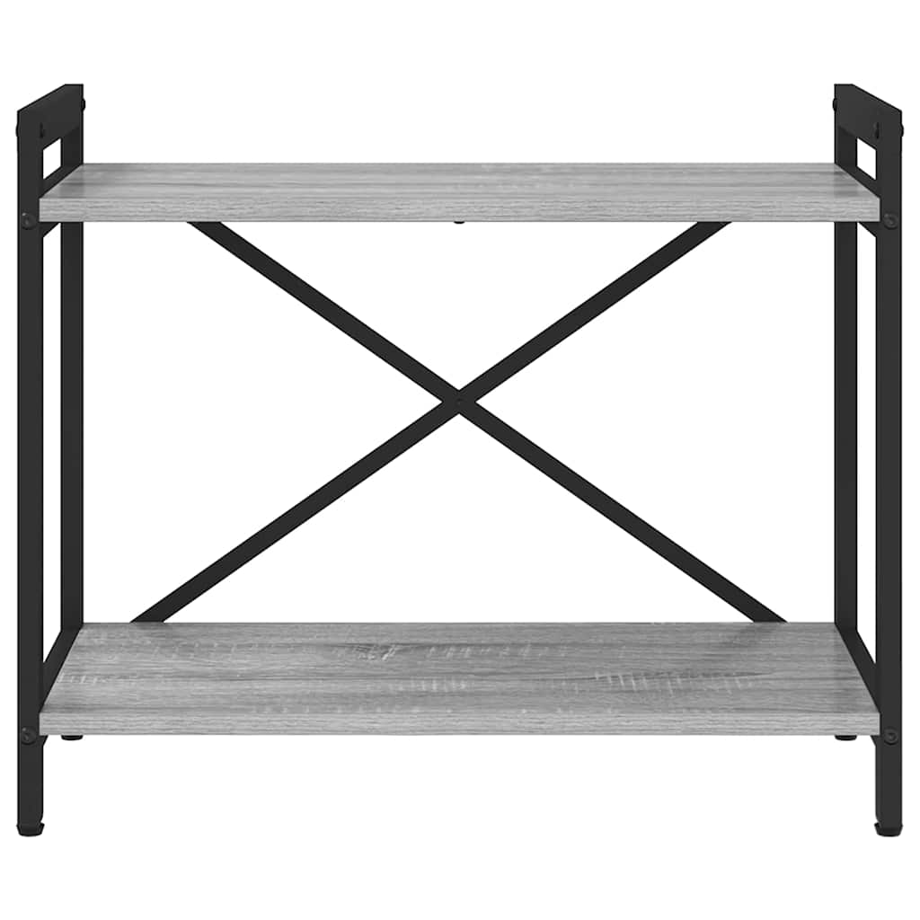 Könyvespolc 60 x 30 x 50 cm Szerelt Fa Szürke sonoma