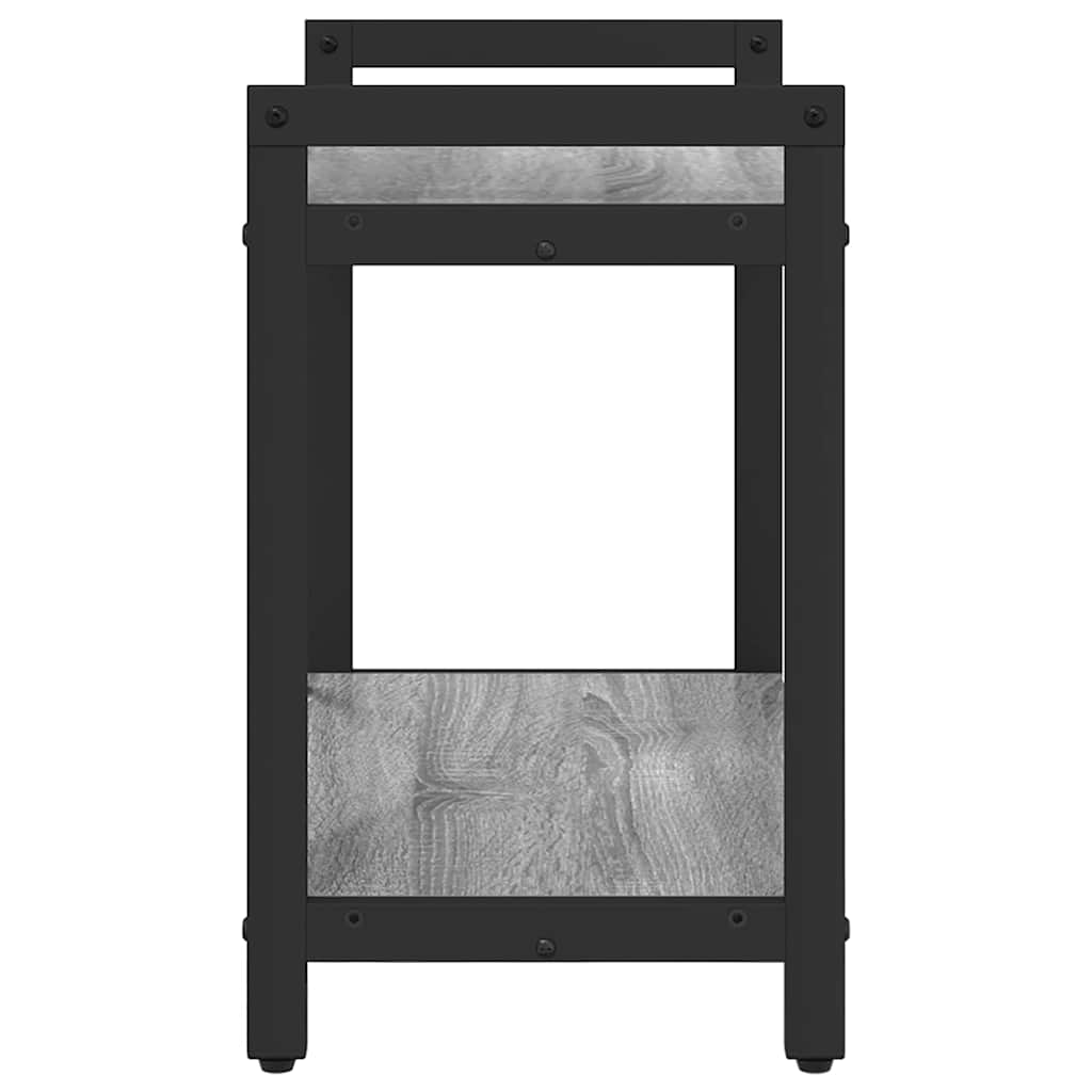 Könyvespolc 60 x 30 x 50 cm Szerelt Fa Szürke sonoma
