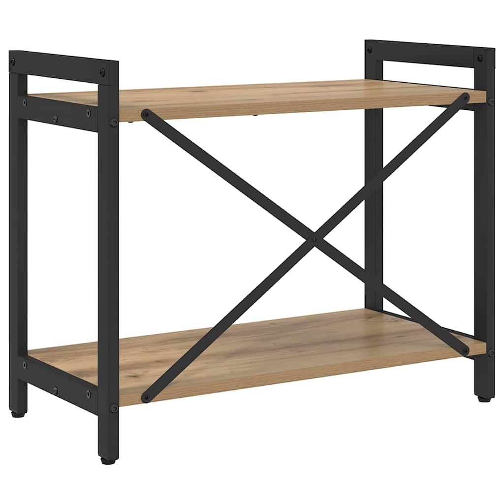 Könyvespolc 60 x 30 x 50 cm Szerelt Fa Artisan tölgy