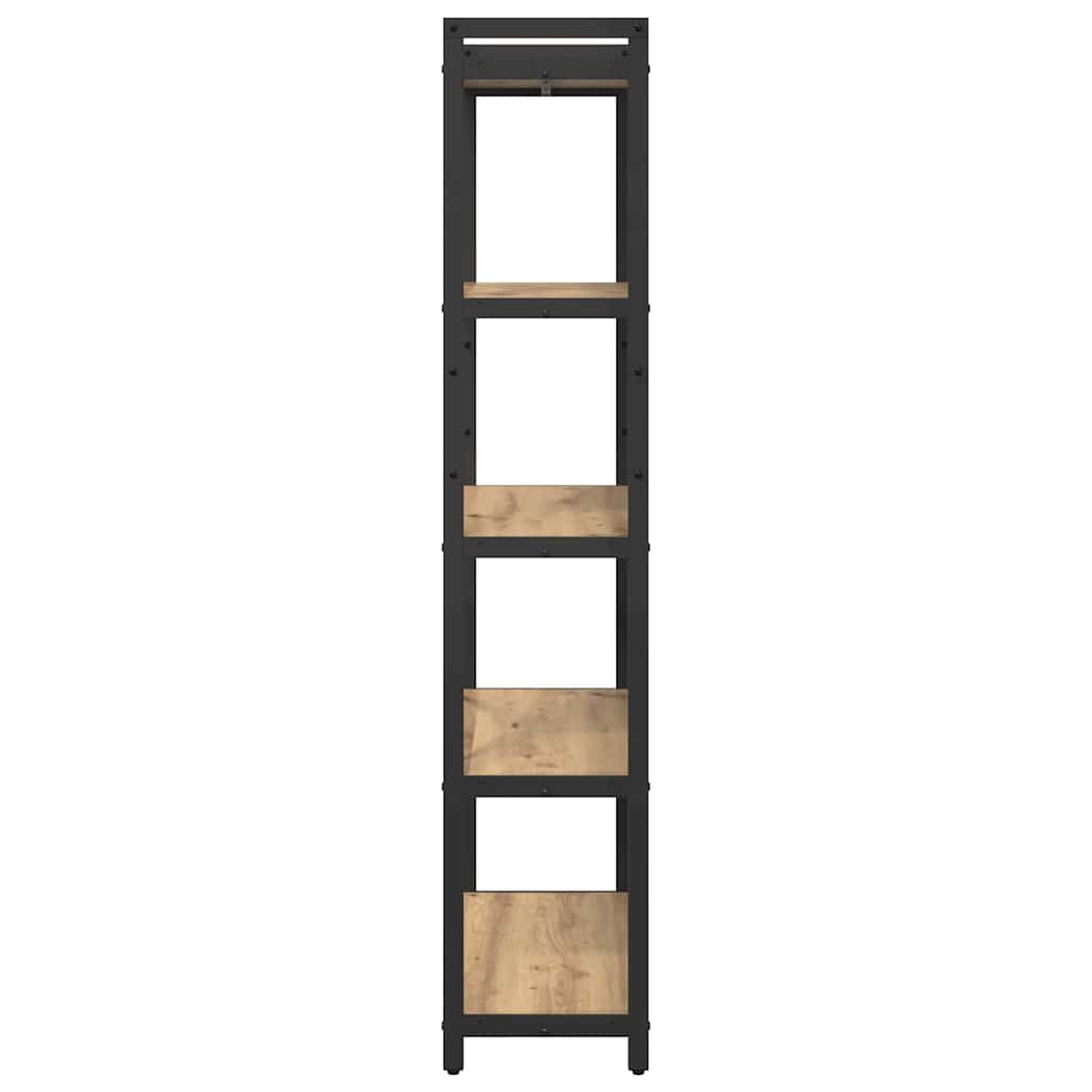 Könyvespolc 80 x 30 x 155 cm Szerelt Fa Artisan tölgy