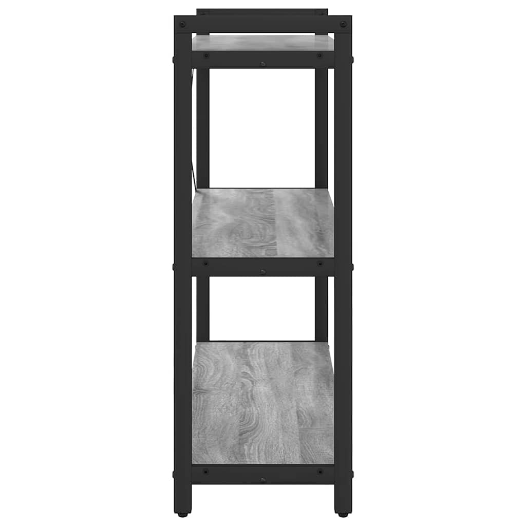 Könyvespolc 80 x 30 x 85 cm Szerelt Fa Szürke sonoma