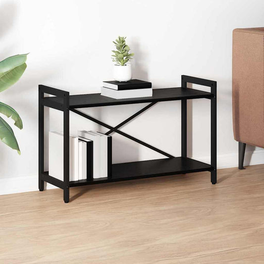Könyvespolc Fekete tölgy 80 x 30 x 50 cm Faanyag