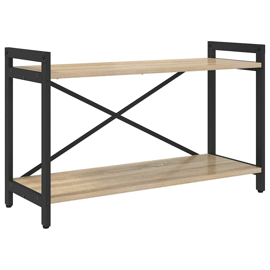 Könyvespolc 80 x 30 x 50 cm Szerelt Fa Sonoma tölgy